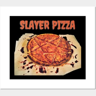 The Slayer Pentagram Pizza Posters and Art